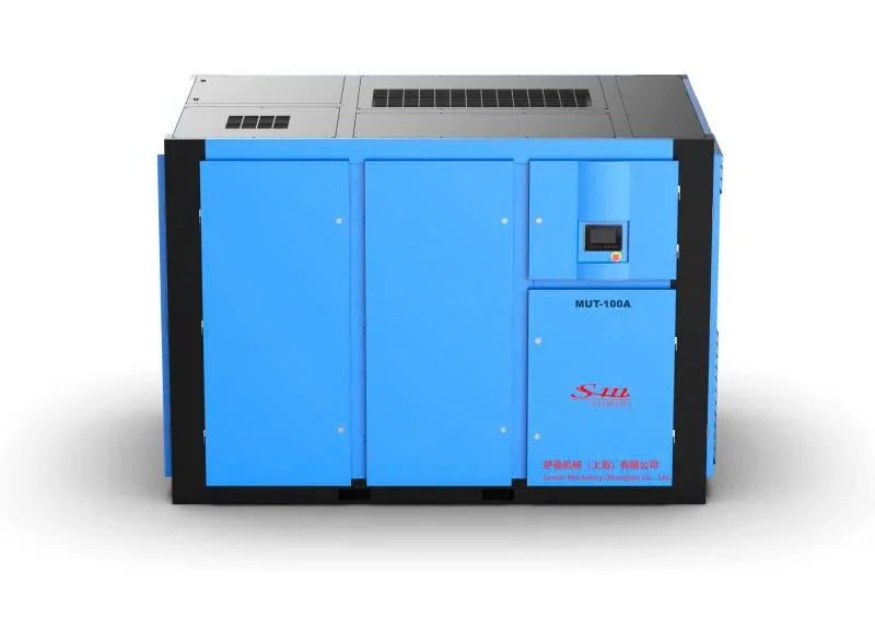 Máy nén khí trục vít biến tần nam châm vĩnh cửu không dầu kiểu khô